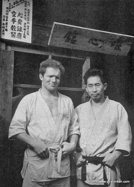 Fritz Nöpel und Tomuharu Kisaki 1956